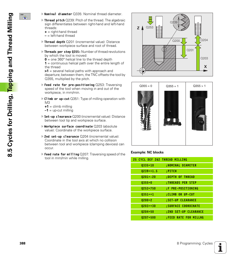 HEIDENHAIN iTNC 530 (340 49x-04) User Manual | Page 388 / 789