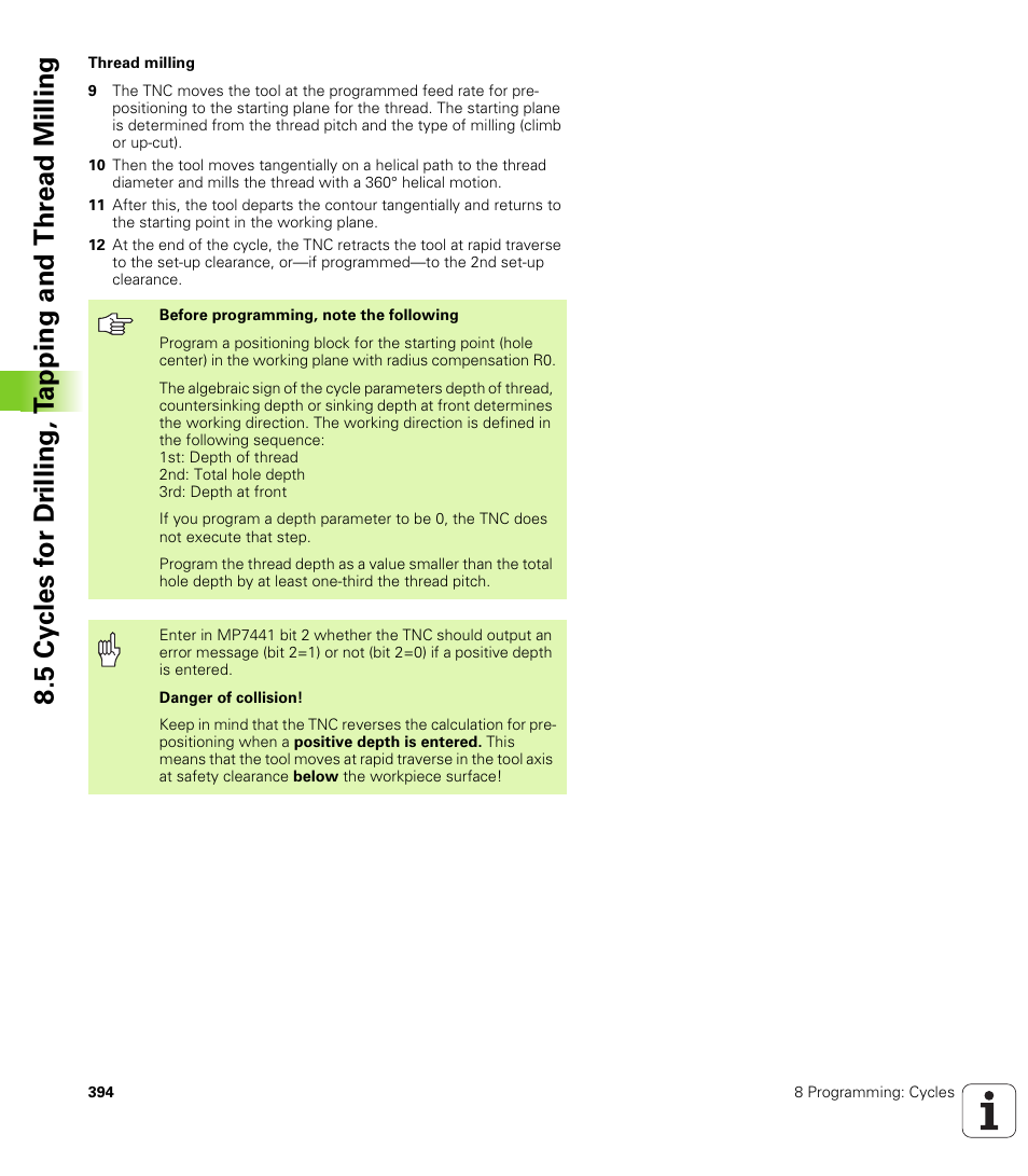 HEIDENHAIN iTNC 530 (340 49x-04) User Manual | Page 394 / 789