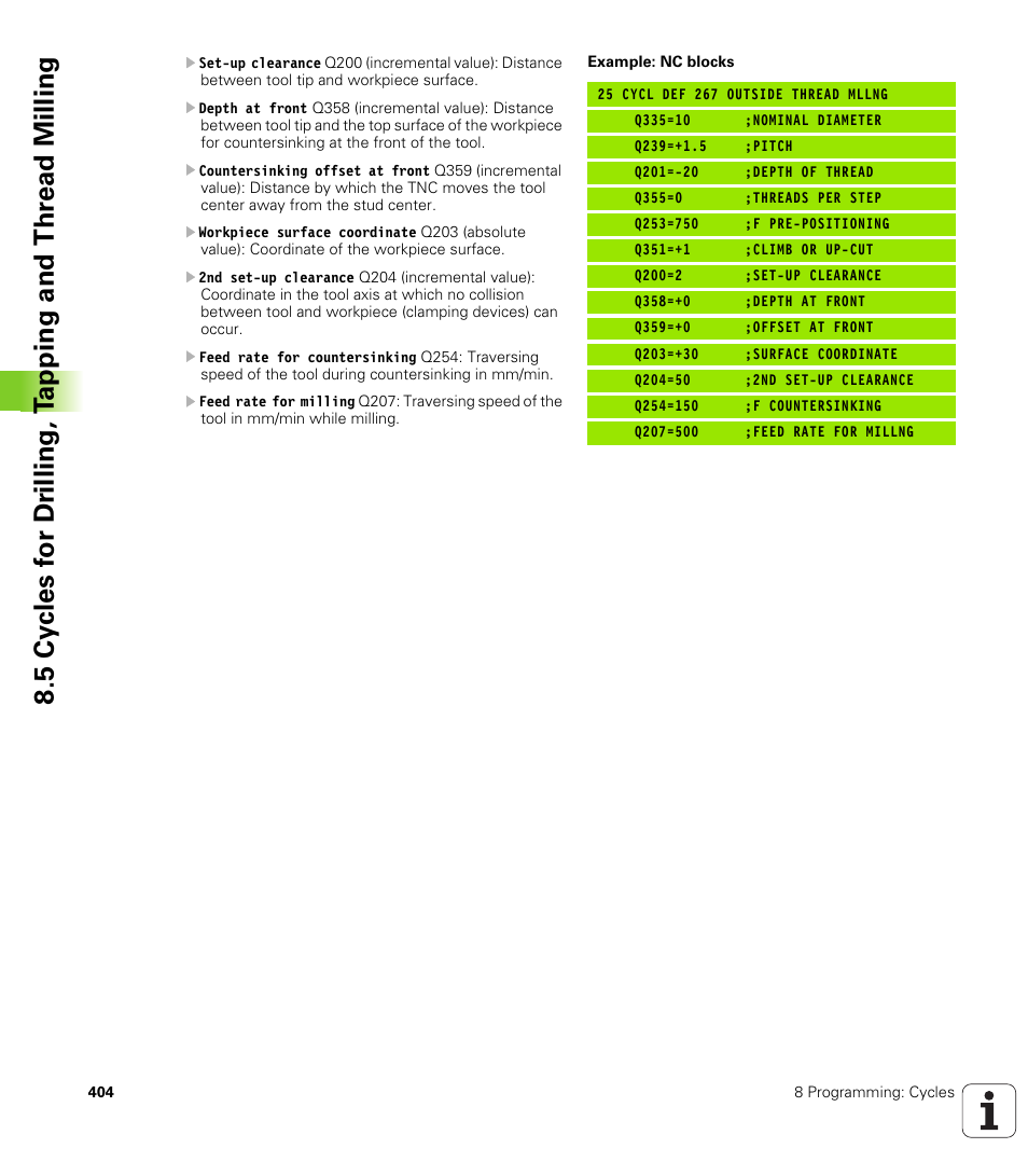 HEIDENHAIN iTNC 530 (340 49x-04) User Manual | Page 404 / 789