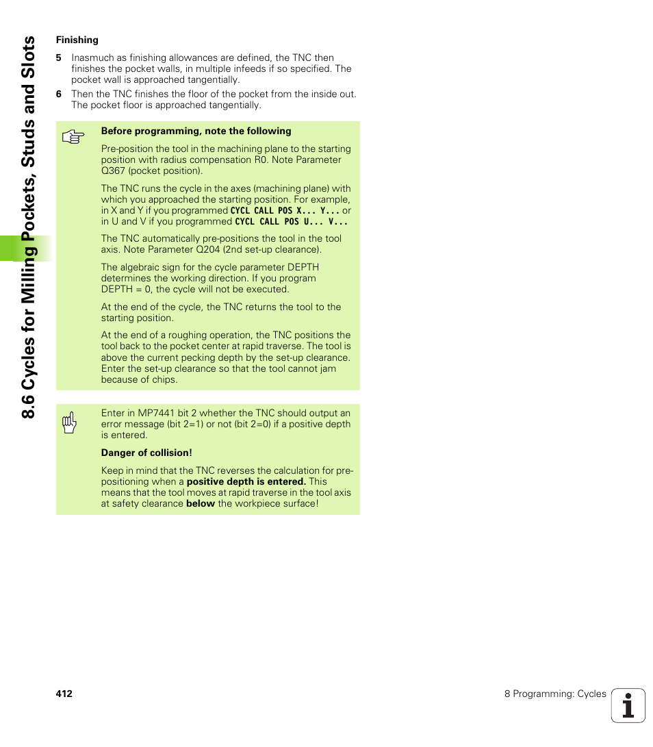 HEIDENHAIN iTNC 530 (340 49x-04) User Manual | Page 412 / 789