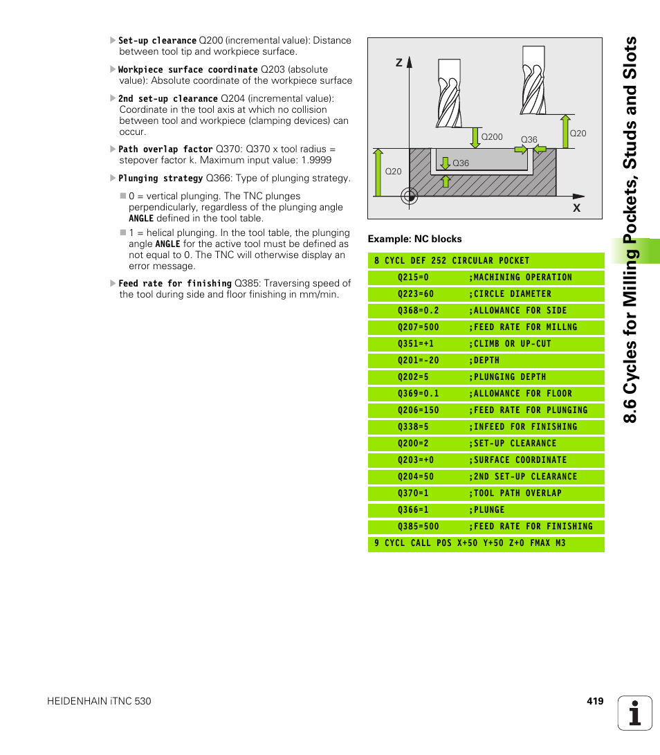 HEIDENHAIN iTNC 530 (340 49x-04) User Manual | Page 419 / 789