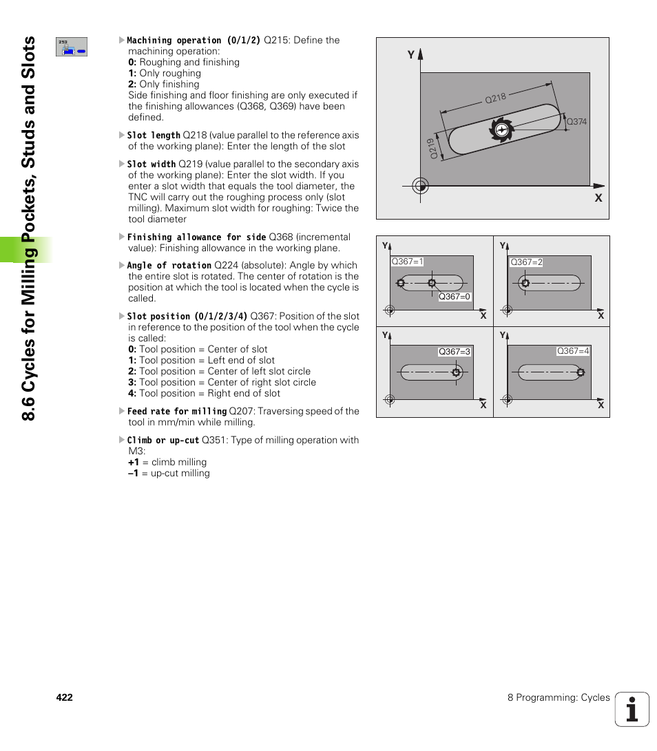 HEIDENHAIN iTNC 530 (340 49x-04) User Manual | Page 422 / 789