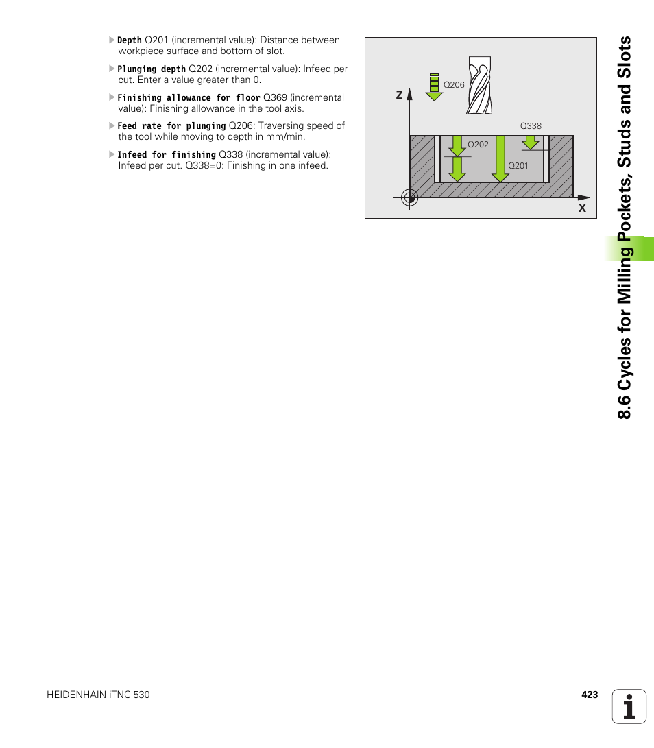 HEIDENHAIN iTNC 530 (340 49x-04) User Manual | Page 423 / 789