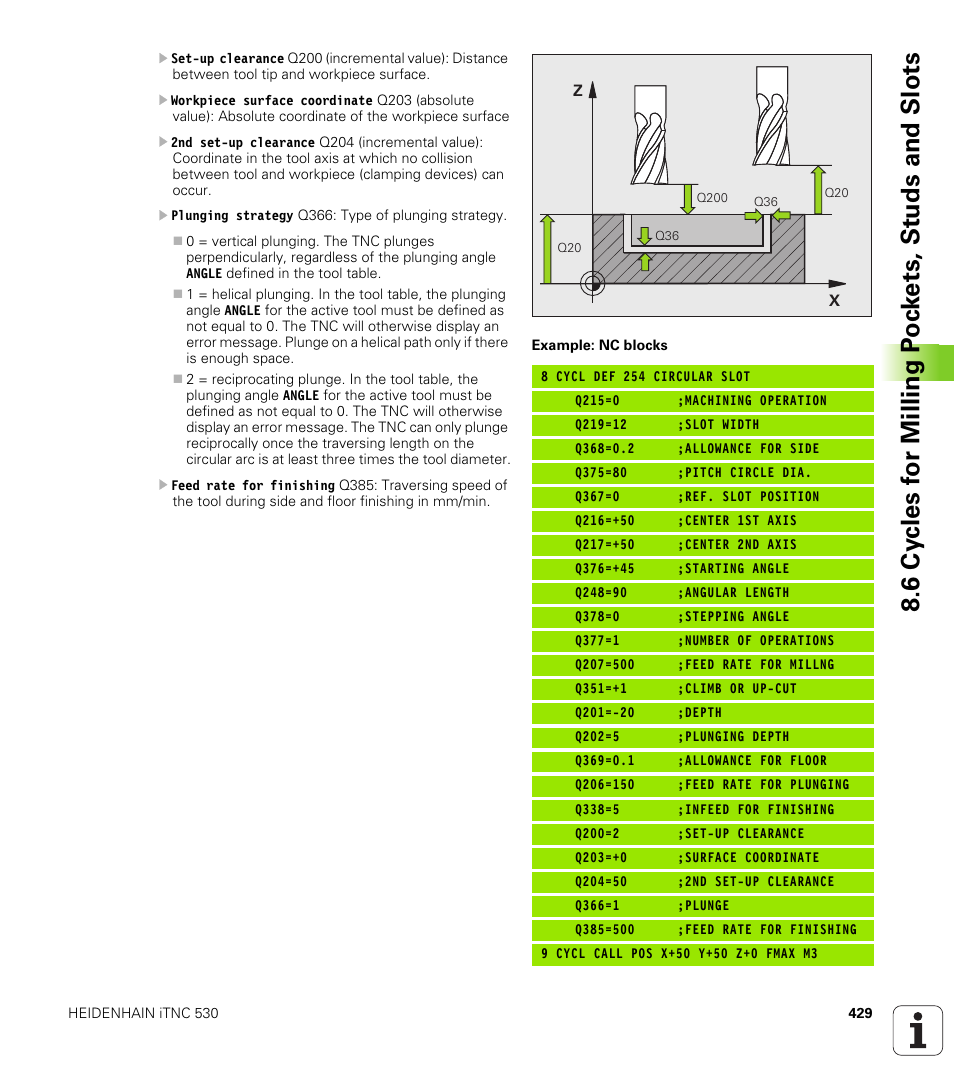 HEIDENHAIN iTNC 530 (340 49x-04) User Manual | Page 429 / 789