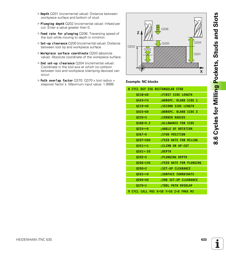 HEIDENHAIN iTNC 530 (340 49x-04) User Manual | Page 433 / 789