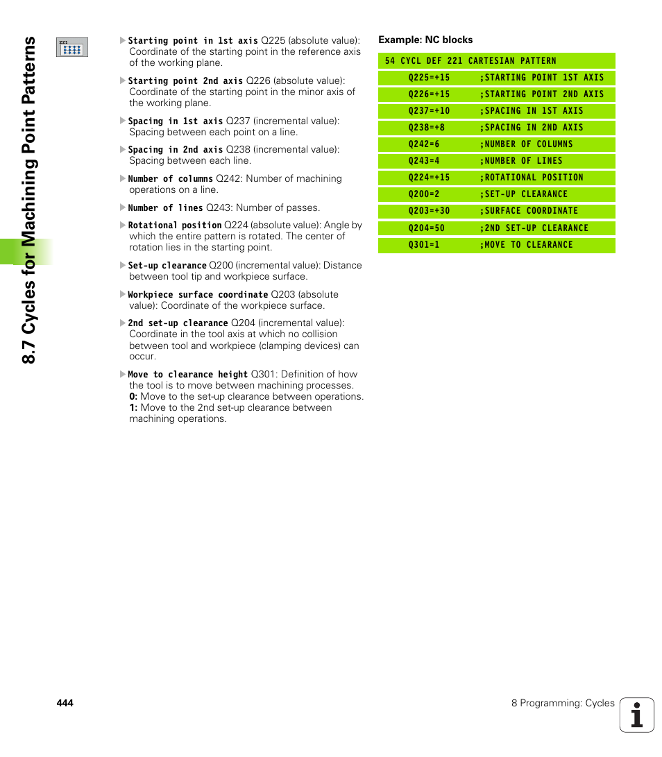 HEIDENHAIN iTNC 530 (340 49x-04) User Manual | Page 444 / 789