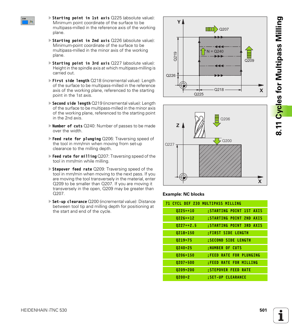 HEIDENHAIN iTNC 530 (340 49x-04) User Manual | Page 501 / 789