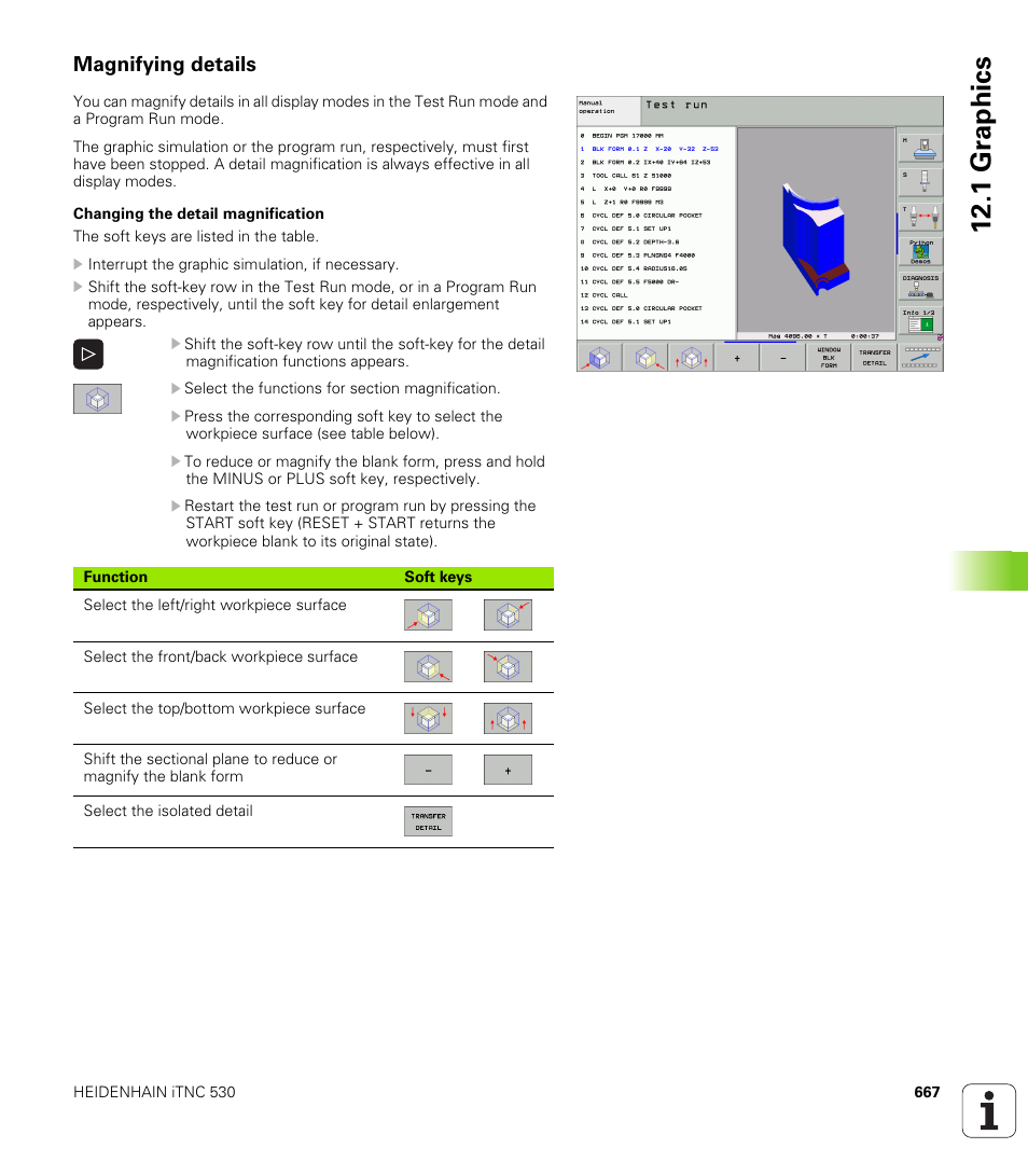 Magnifying details, 1 gr aphics | HEIDENHAIN iTNC 530 (340 49x-04) User Manual | Page 667 / 789