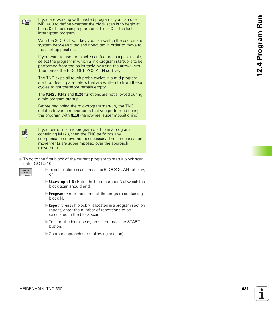 4 pr ogr am run | HEIDENHAIN iTNC 530 (340 49x-04) User Manual | Page 681 / 789