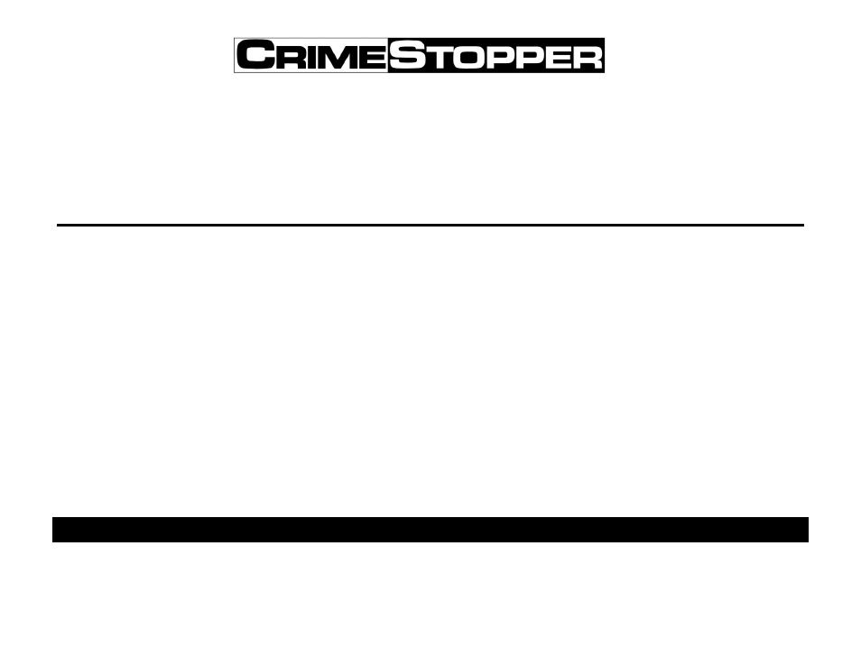 Crimestopper Security Products CS-882 User Manual | 10 pages