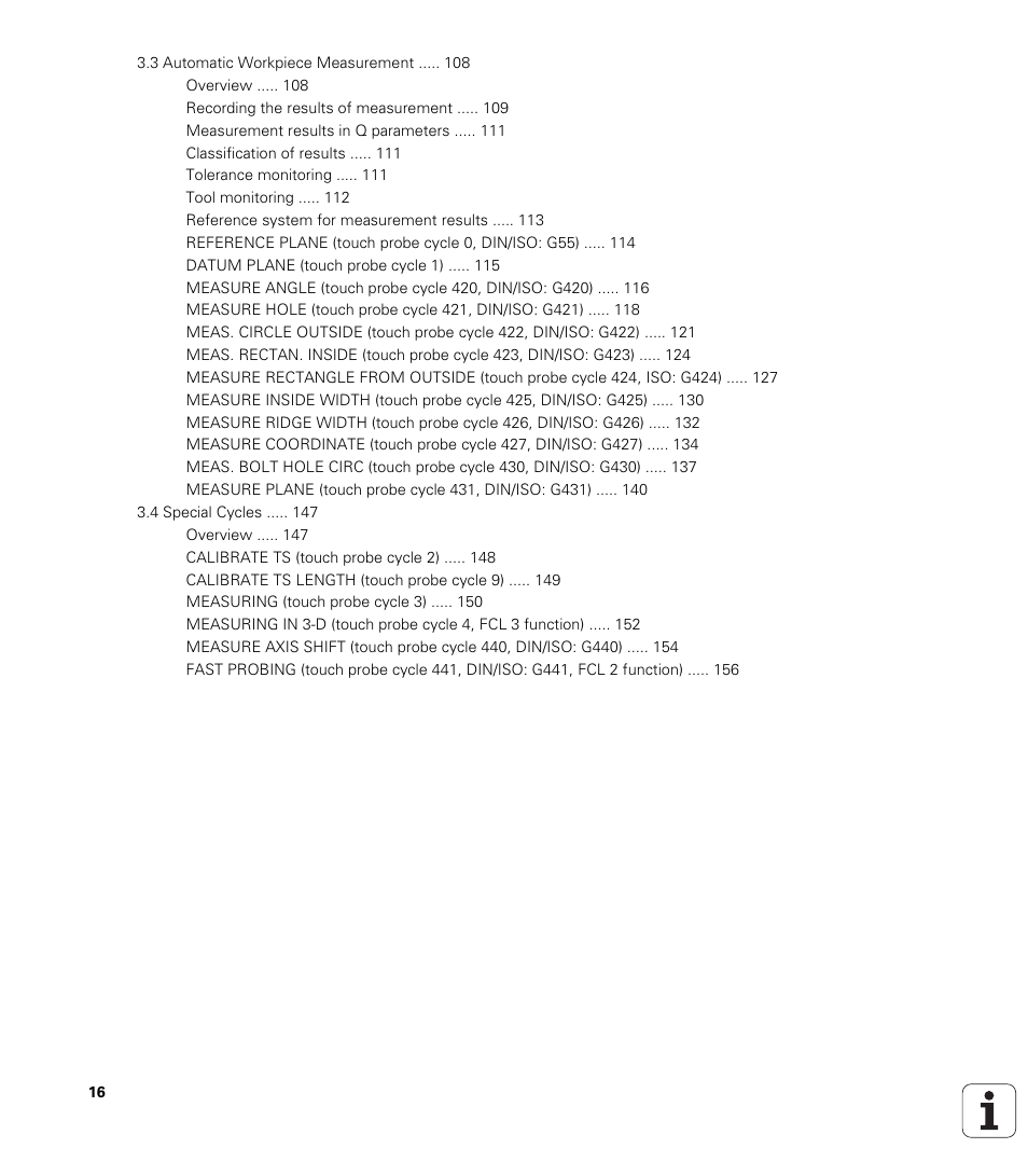 HEIDENHAIN iTNC 530 (340 49x-04) Touch Probe Cycles User Manual | Page 16 / 191