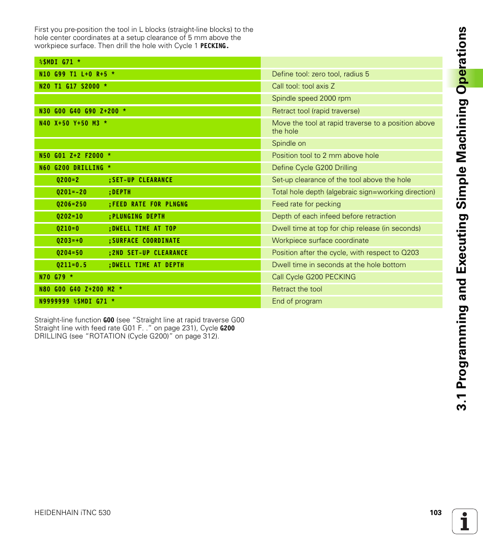HEIDENHAIN iTNC 530 (340 49x-04) ISO programming User Manual | Page 103 / 703