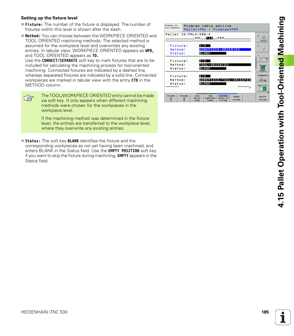 HEIDENHAIN iTNC 530 (340 49x-04) ISO programming User Manual | Page 185 / 703