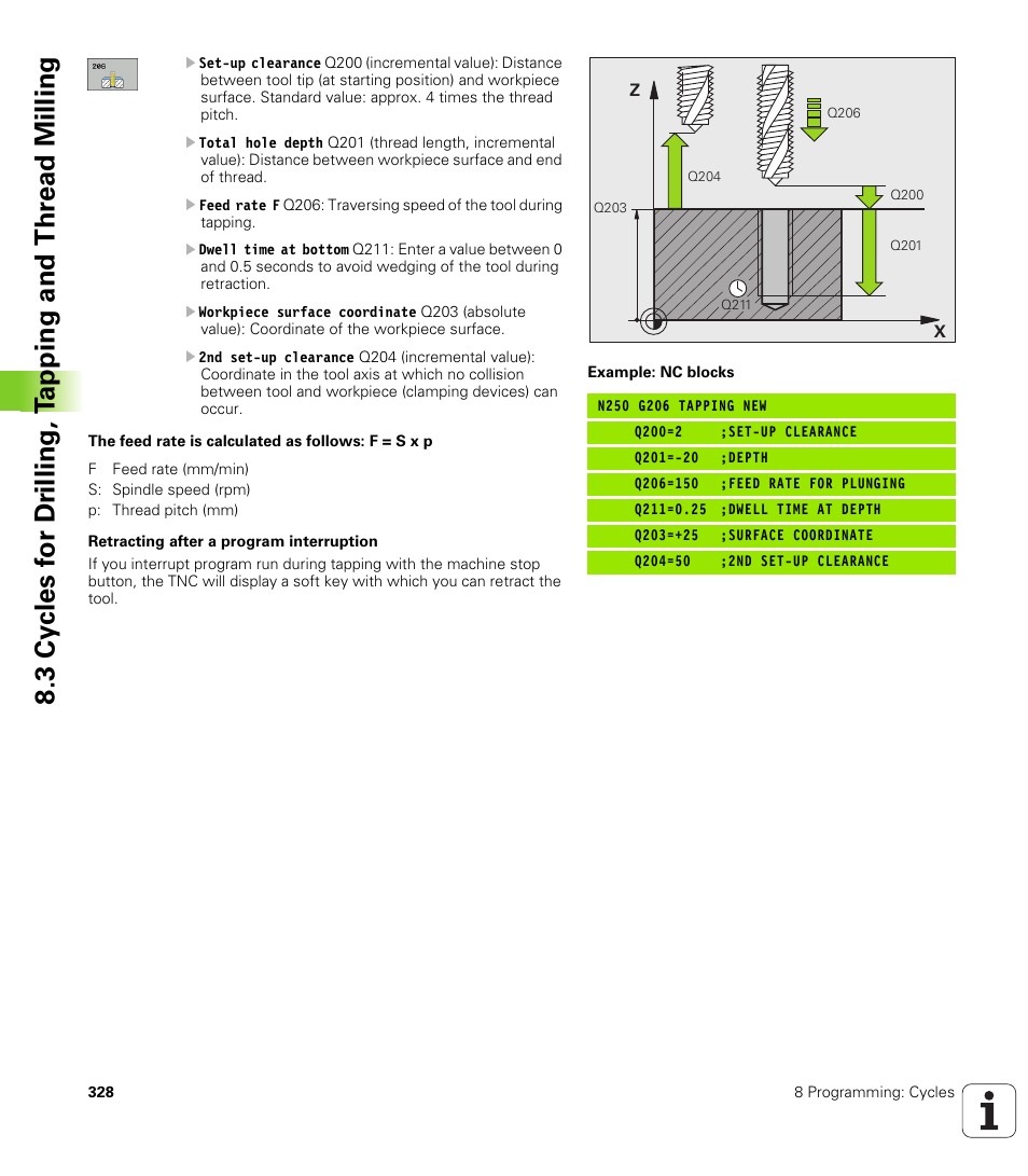 HEIDENHAIN iTNC 530 (340 49x-04) ISO programming User Manual | Page 328 / 703