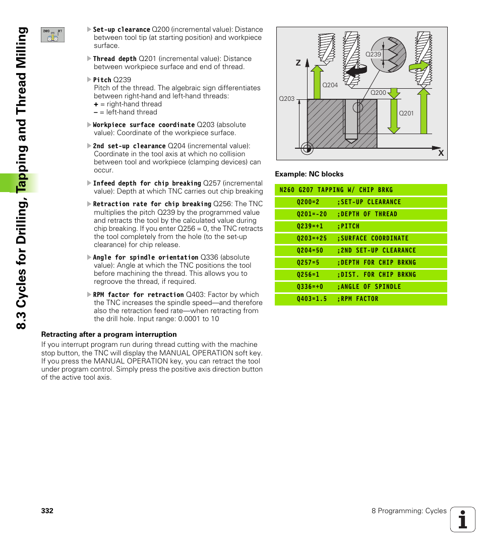 HEIDENHAIN iTNC 530 (340 49x-04) ISO programming User Manual | Page 332 / 703