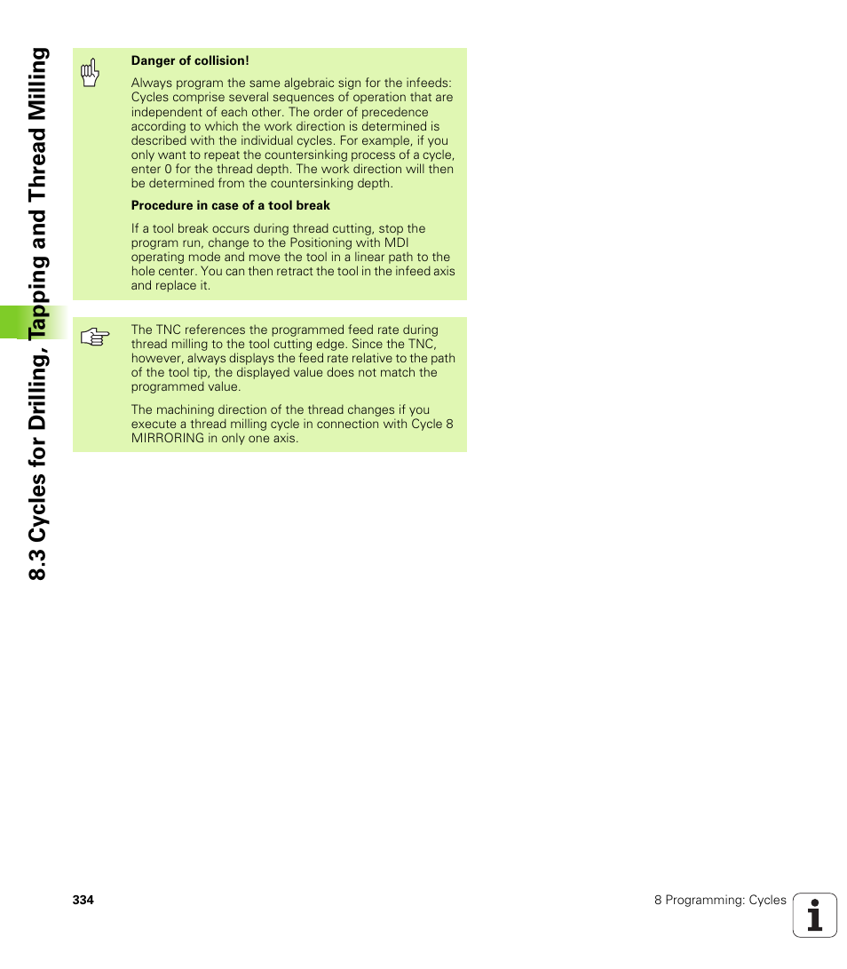 HEIDENHAIN iTNC 530 (340 49x-04) ISO programming User Manual | Page 334 / 703