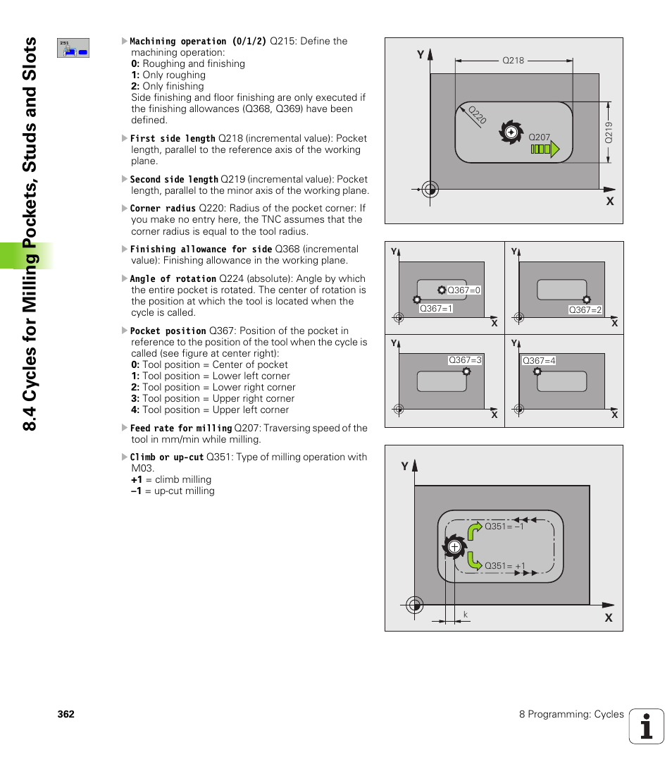 HEIDENHAIN iTNC 530 (340 49x-04) ISO programming User Manual | Page 362 / 703
