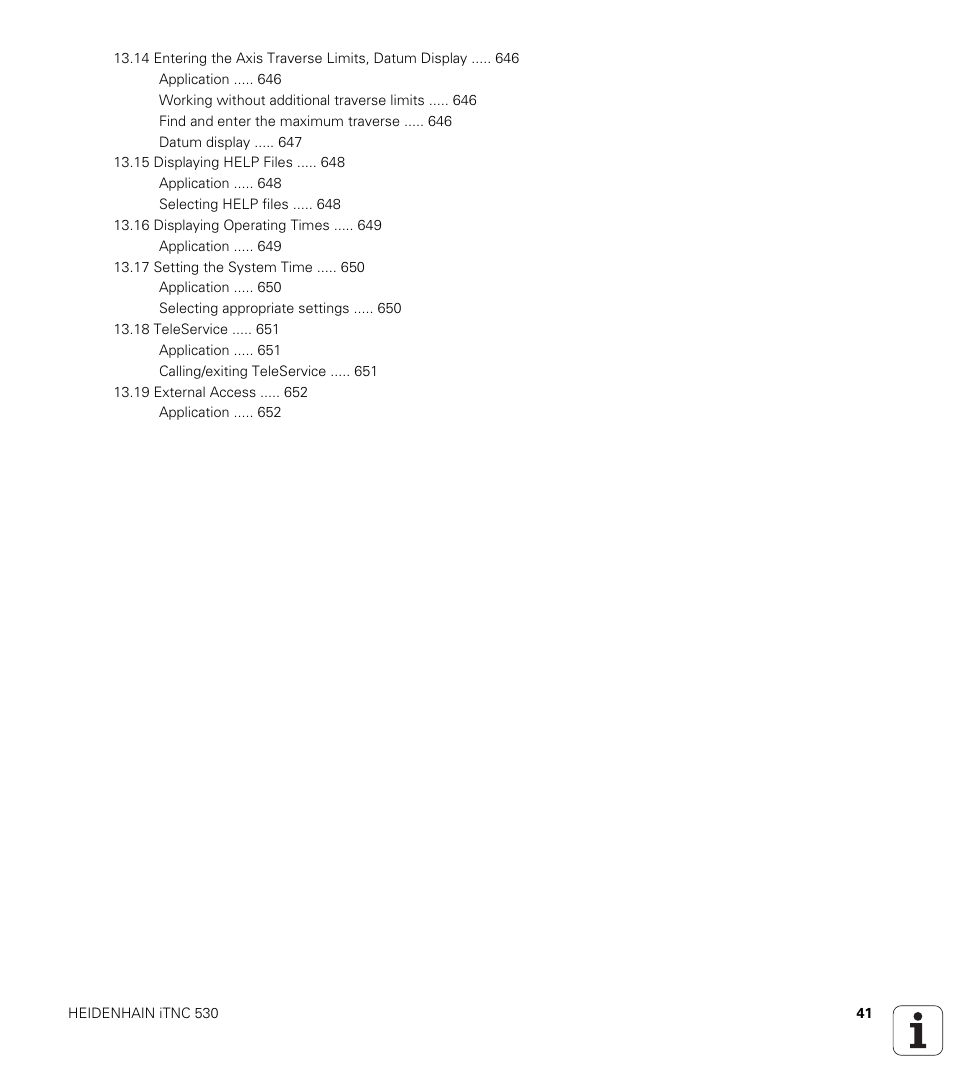HEIDENHAIN iTNC 530 (340 49x-04) ISO programming User Manual | Page 41 / 703