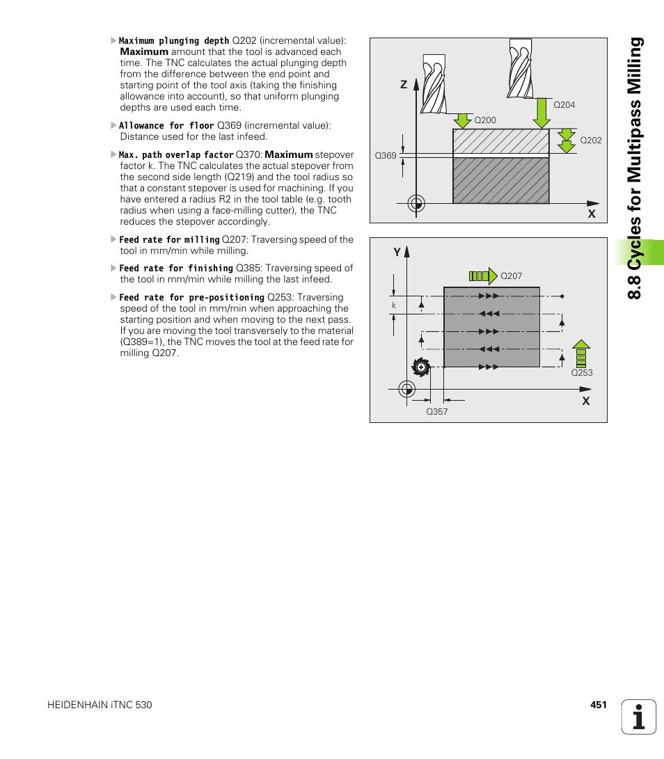 HEIDENHAIN iTNC 530 (340 49x-04) ISO programming User Manual | Page 451 / 703