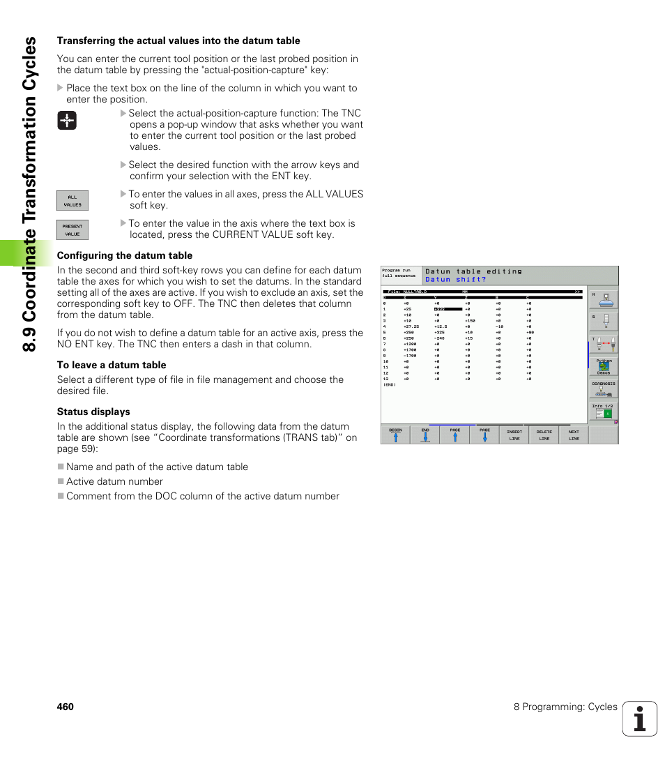 9 coor dinat e t ransf or mation cy cles | HEIDENHAIN iTNC 530 (340 49x-04) ISO programming User Manual | Page 460 / 703