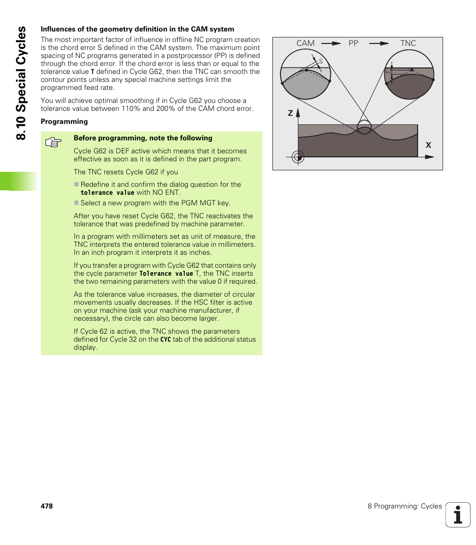 1 0 special cy cles | HEIDENHAIN iTNC 530 (340 49x-04) ISO programming User Manual | Page 478 / 703