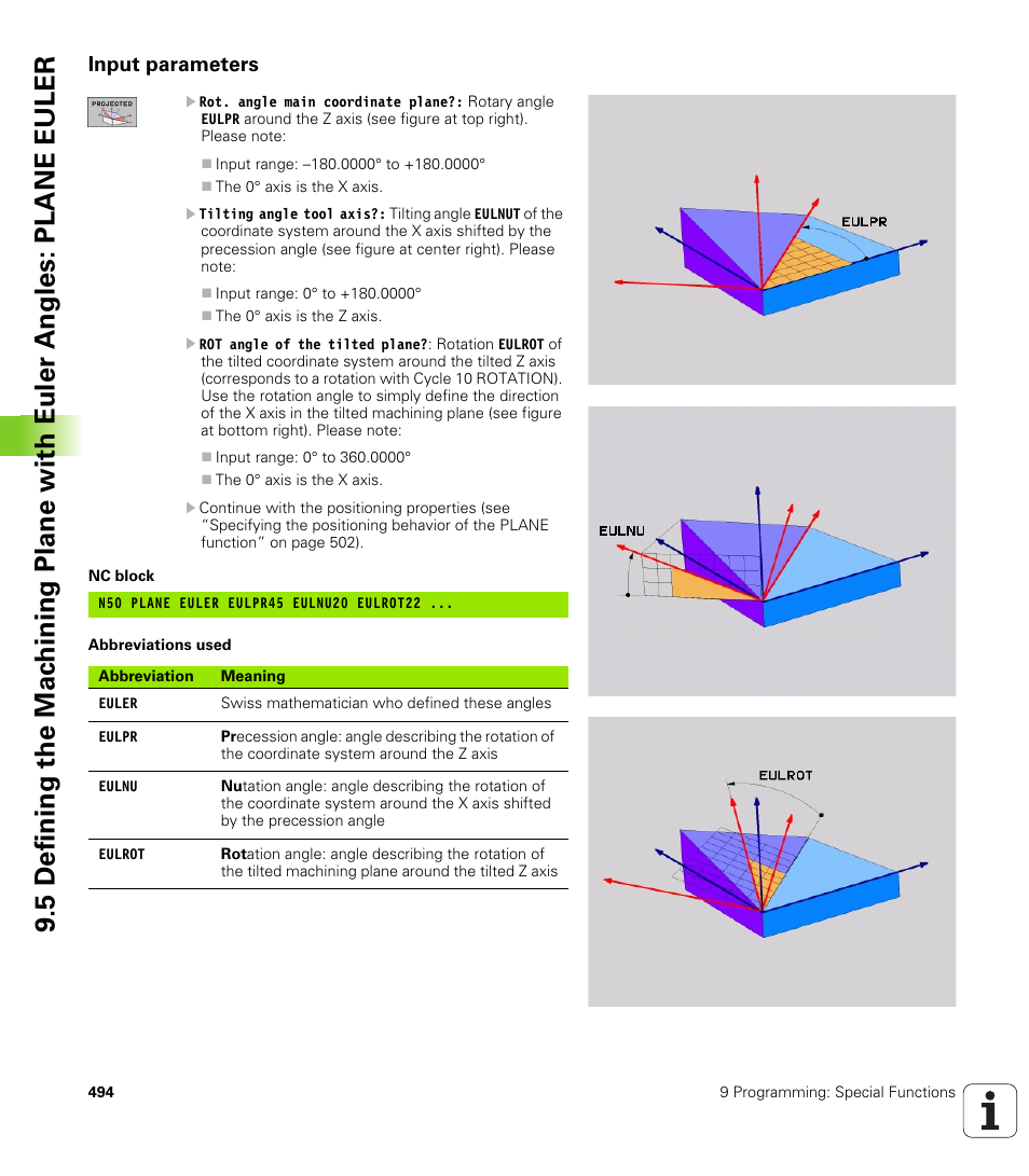 Input parameters | HEIDENHAIN iTNC 530 (340 49x-04) ISO programming User Manual | Page 494 / 703