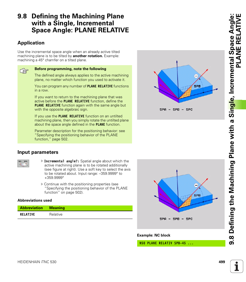 Application, Input parameters | HEIDENHAIN iTNC 530 (340 49x-04) ISO programming User Manual | Page 499 / 703