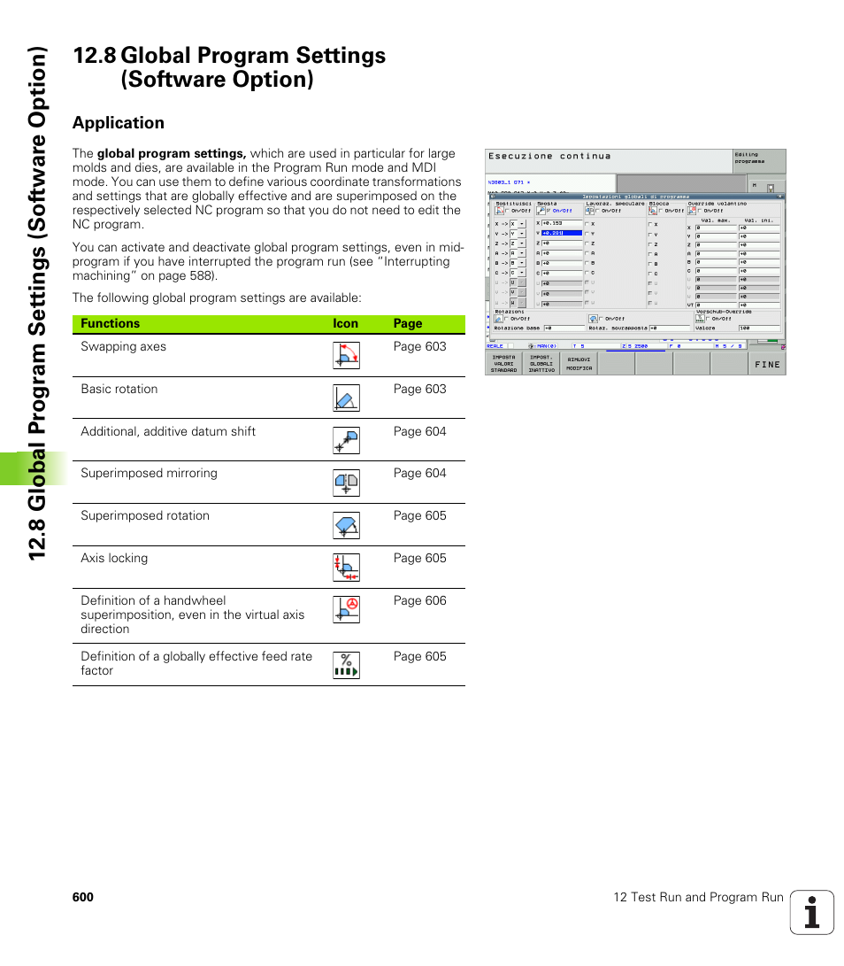 8 global program settings (software option), Application | HEIDENHAIN iTNC 530 (340 49x-04) ISO programming User Manual | Page 600 / 703