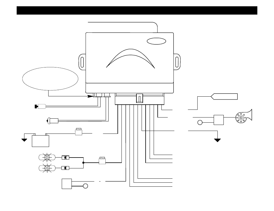 Cs-870 rke, System wiring diagram, Lock outputs unlock outputs | Jumper for door locks | Crimestopper Security Products CS-870RKE User Manual | Page 13 / 16