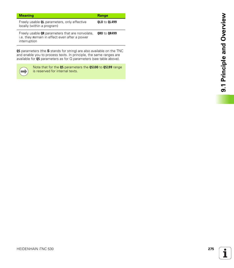 1 pr inciple and ov erview | HEIDENHAIN iTNC 530 (340 49x-05) User Manual | Page 275 / 669