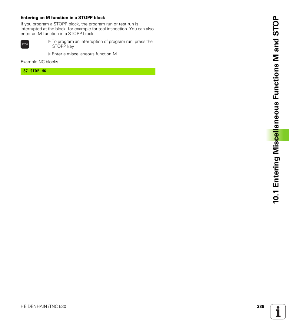 HEIDENHAIN iTNC 530 (340 49x-05) User Manual | Page 339 / 669