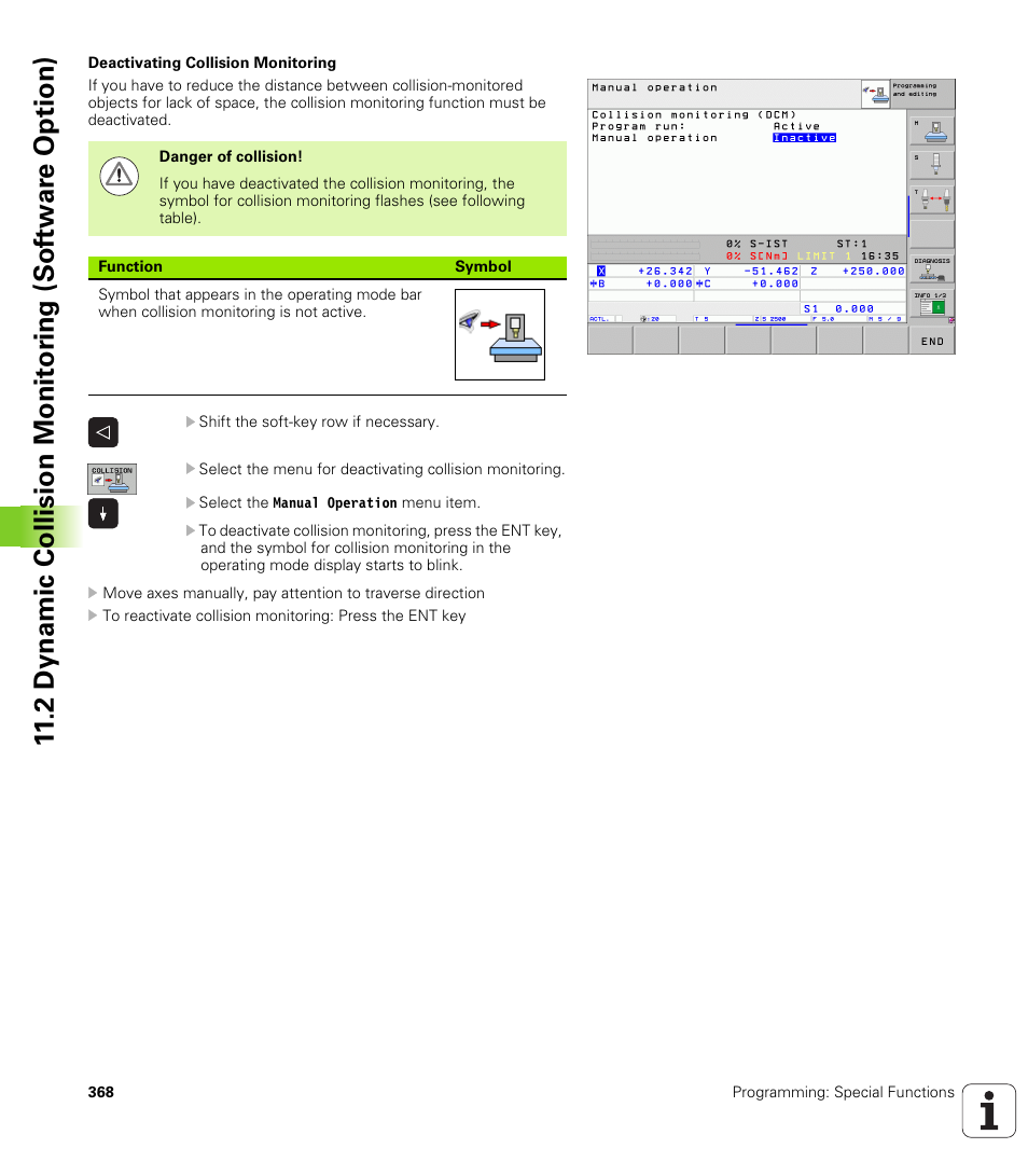 HEIDENHAIN iTNC 530 (340 49x-05) User Manual | Page 368 / 669