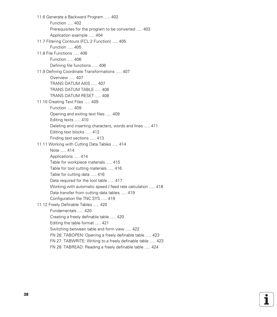 HEIDENHAIN iTNC 530 (340 49x-05) User Manual | Page 38 / 669