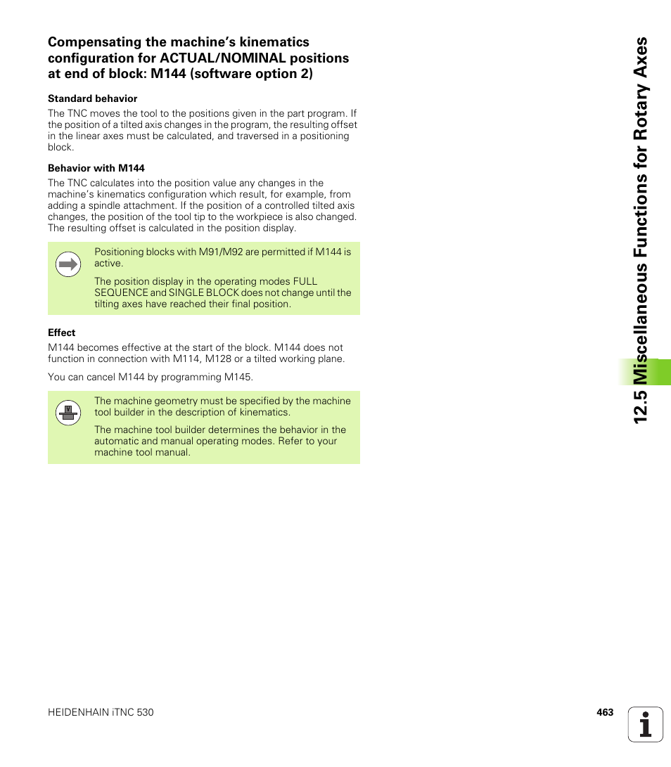 HEIDENHAIN iTNC 530 (340 49x-05) User Manual | Page 463 / 669