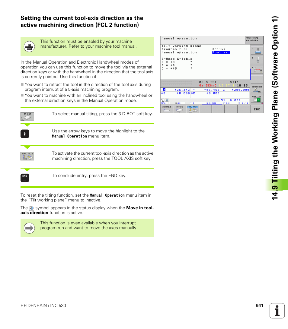 HEIDENHAIN iTNC 530 (340 49x-05) User Manual | Page 541 / 669