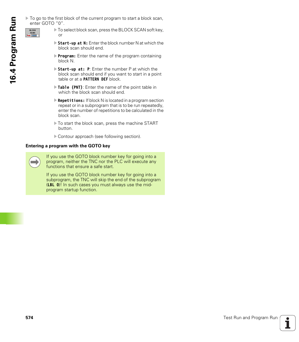 4 pr ogr am run | HEIDENHAIN iTNC 530 (340 49x-05) User Manual | Page 574 / 669