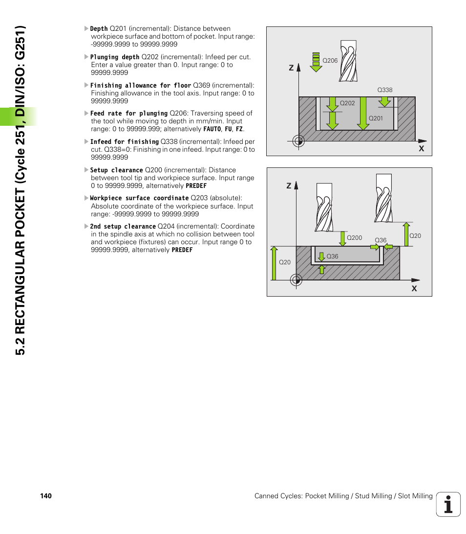 HEIDENHAIN iTNC 530 (340 49x-05) Cycle programming User Manual | Page 140 / 497