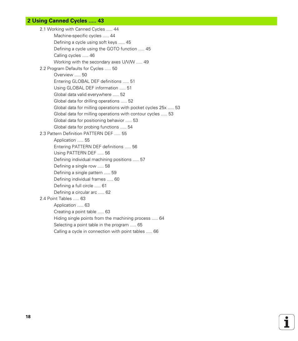Using cycles | HEIDENHAIN iTNC 530 (340 49x-05) Cycle programming User Manual | Page 18 / 497