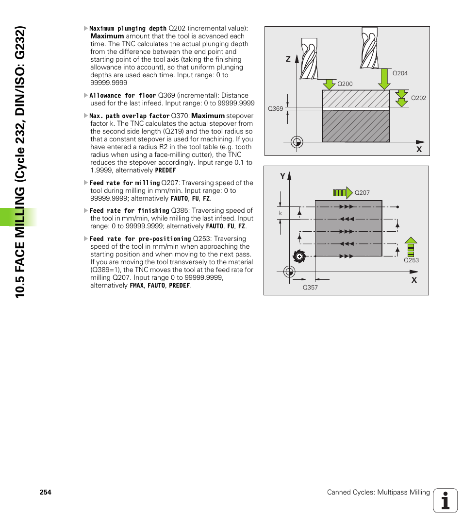 HEIDENHAIN iTNC 530 (340 49x-05) Cycle programming User Manual | Page 254 / 497