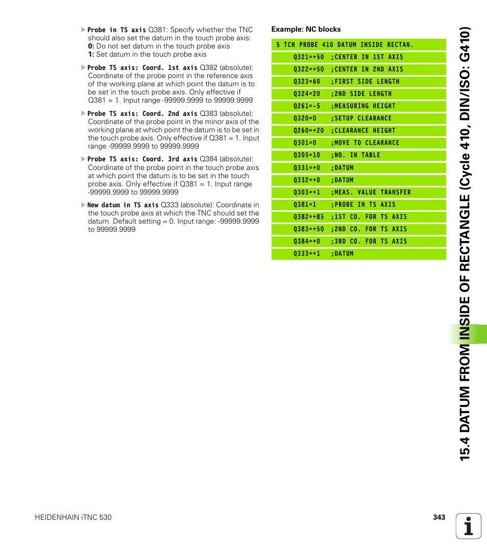 HEIDENHAIN iTNC 530 (340 49x-05) Cycle programming User Manual | Page 343 / 497