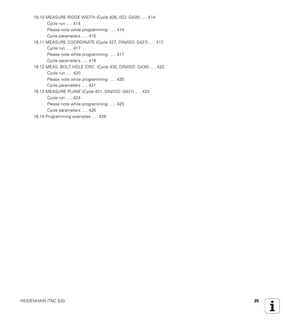 HEIDENHAIN iTNC 530 (340 49x-05) Cycle programming User Manual | Page 35 / 497