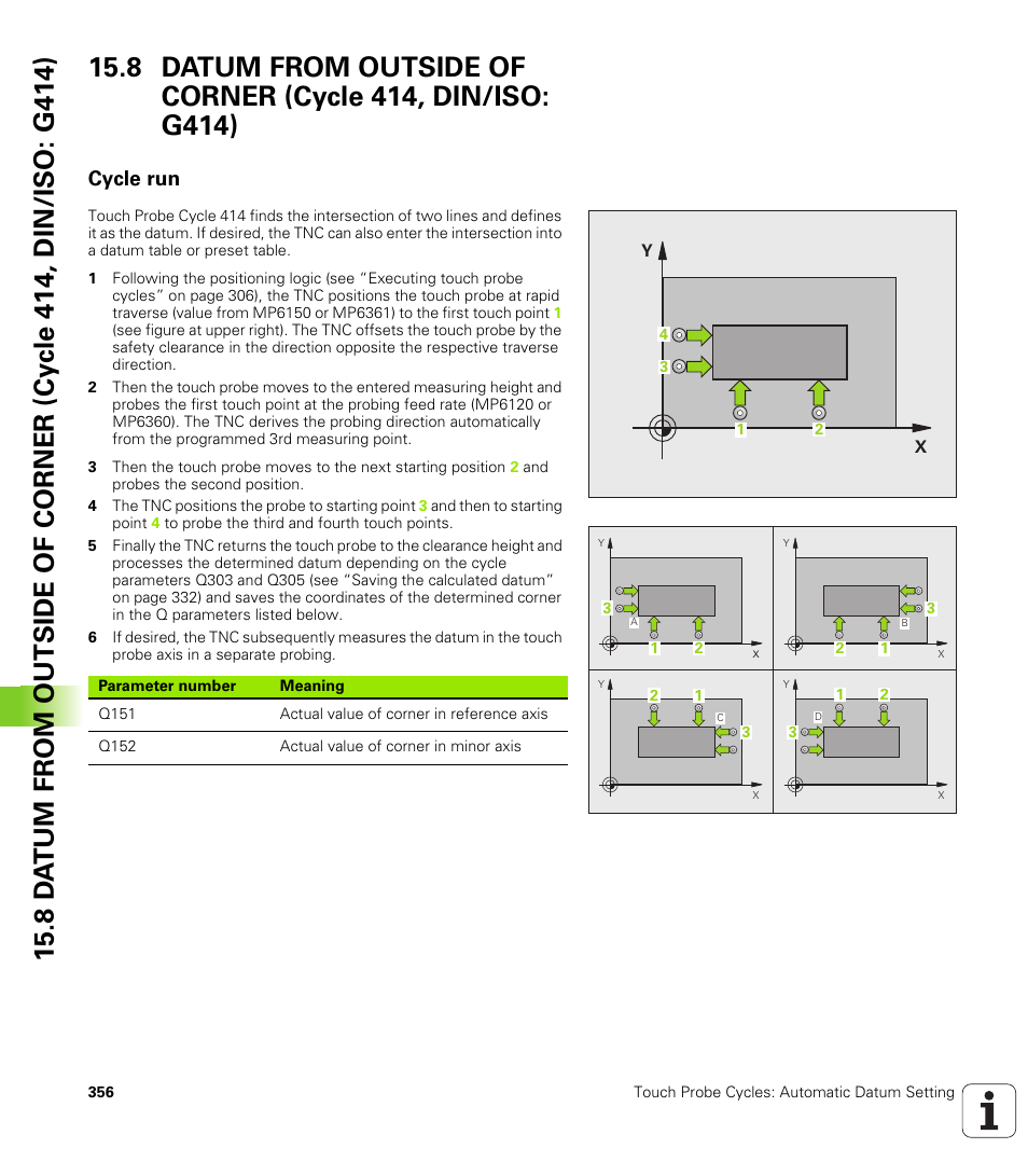 Cycle run | HEIDENHAIN iTNC 530 (340 49x-05) Cycle programming User Manual | Page 356 / 497