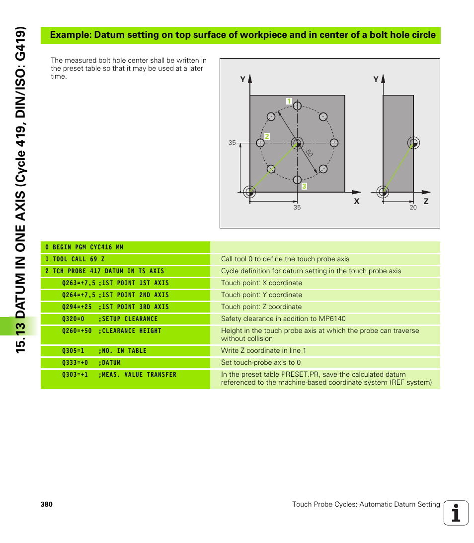 HEIDENHAIN iTNC 530 (340 49x-05) Cycle programming User Manual | Page 380 / 497