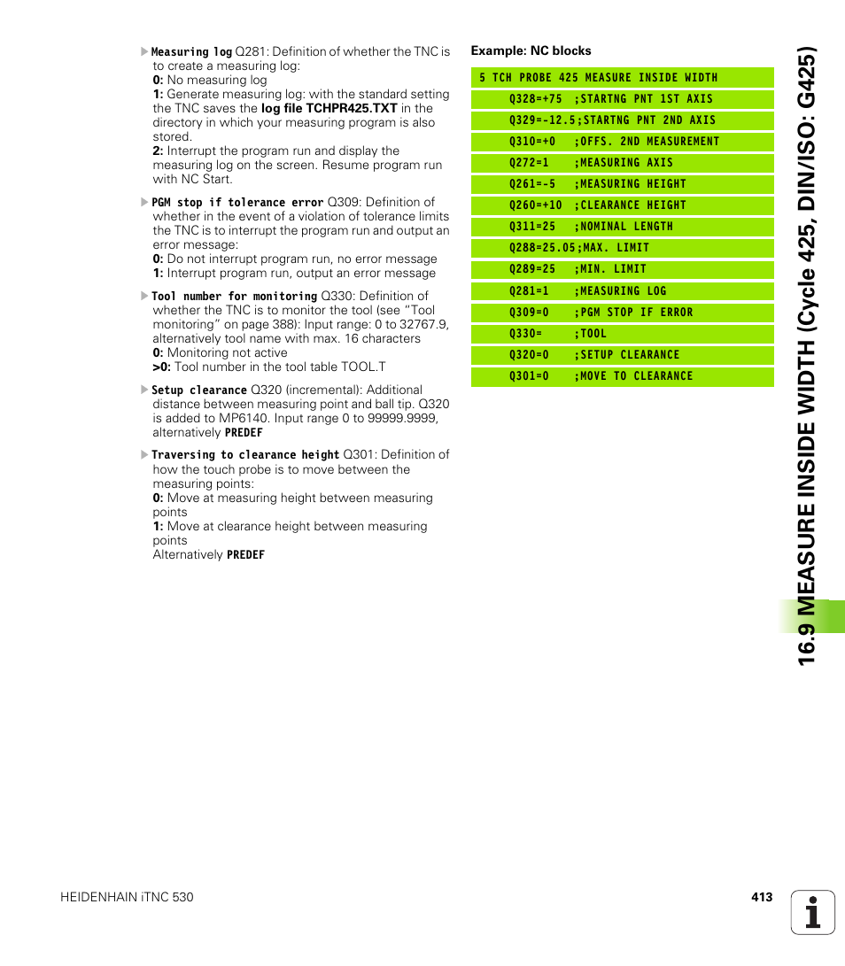 HEIDENHAIN iTNC 530 (340 49x-05) Cycle programming User Manual | Page 413 / 497