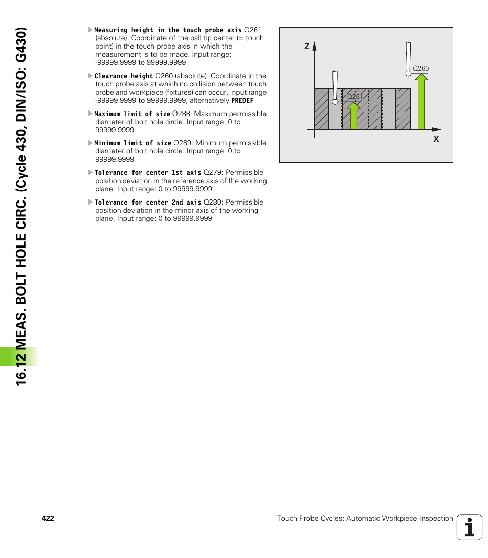 HEIDENHAIN iTNC 530 (340 49x-05) Cycle programming User Manual | Page 422 / 497