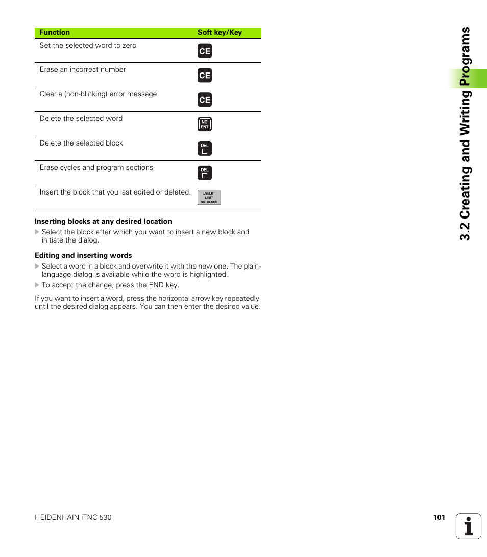 2 cr eating and w riting pr ogr a ms | HEIDENHAIN iTNC 530 (340 49x-05) ISO programming User Manual | Page 101 / 606