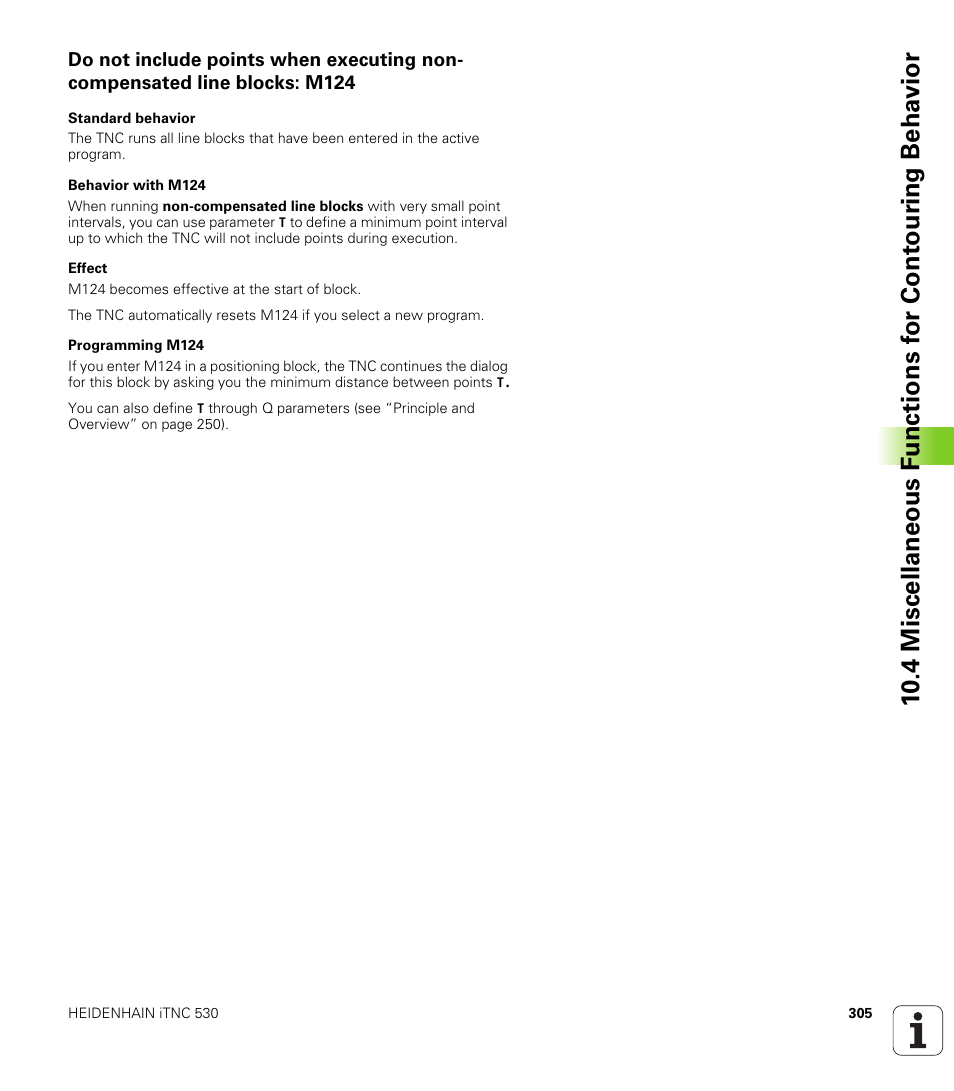 HEIDENHAIN iTNC 530 (340 49x-05) ISO programming User Manual | Page 305 / 606