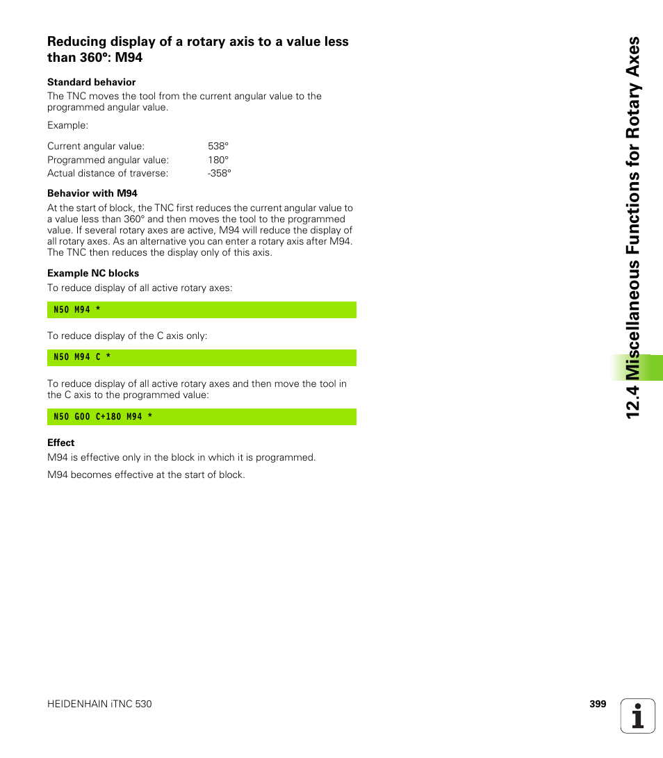 HEIDENHAIN iTNC 530 (340 49x-05) ISO programming User Manual | Page 399 / 606
