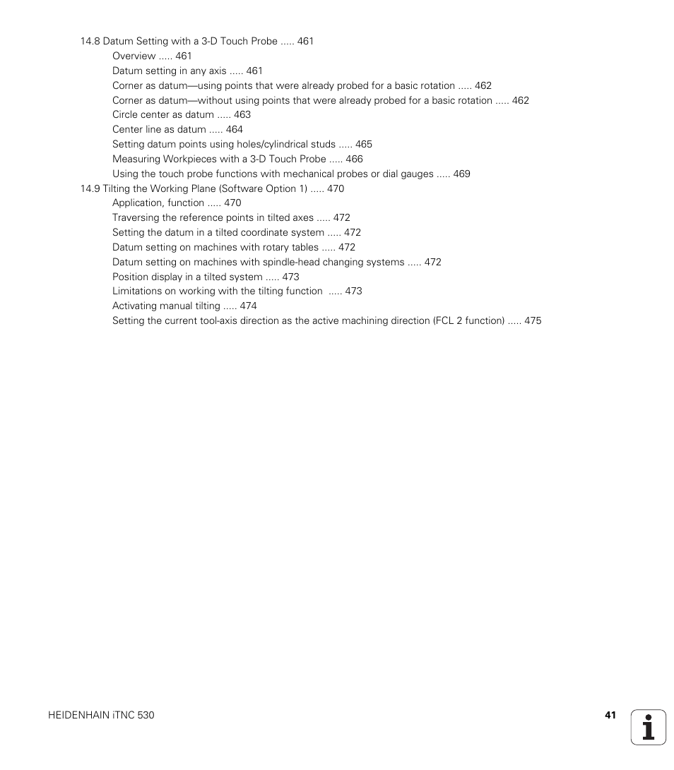 HEIDENHAIN iTNC 530 (340 49x-05) ISO programming User Manual | Page 41 / 606
