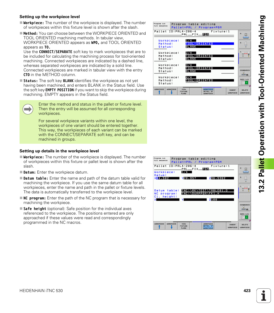 HEIDENHAIN iTNC 530 (340 49x-05) ISO programming User Manual | Page 423 / 606